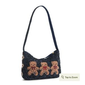 Mini Roxbury Crescent Shoulder Bag
Bear Mosaic Poseidon in Beaded